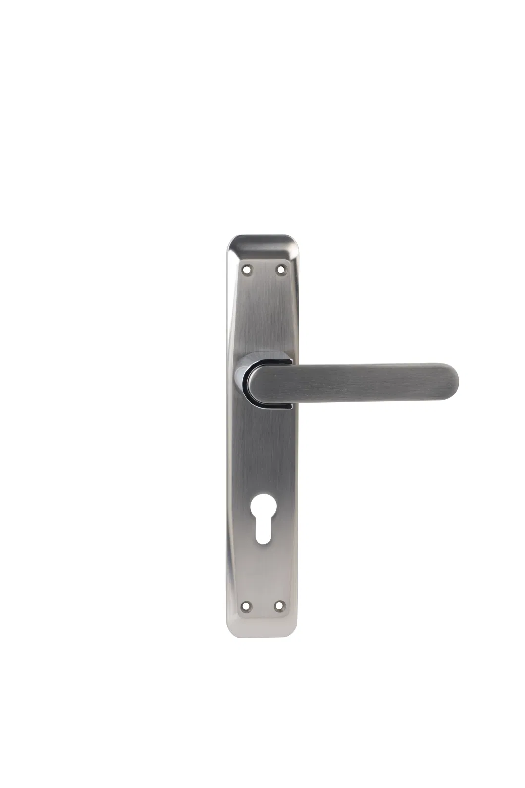 Hot Selling Key Entry Privacy Security 85mm Zinc Alloy Door Handle with Plate Safe Door Lock Pl165-H262