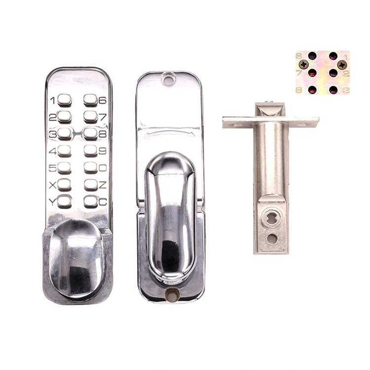 Handle Hardware Zinc Alloy Mechanical Security Door Digital Code Lock